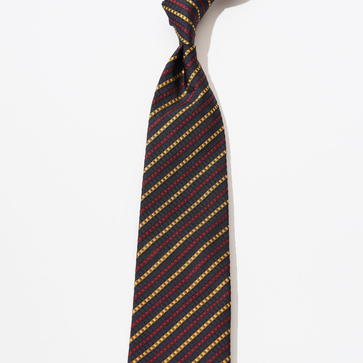 Stripe Silk Narrow Tie(BLACK) ネクタイ Stripe Silk Narrow Tie(BLACK) ネクタイ