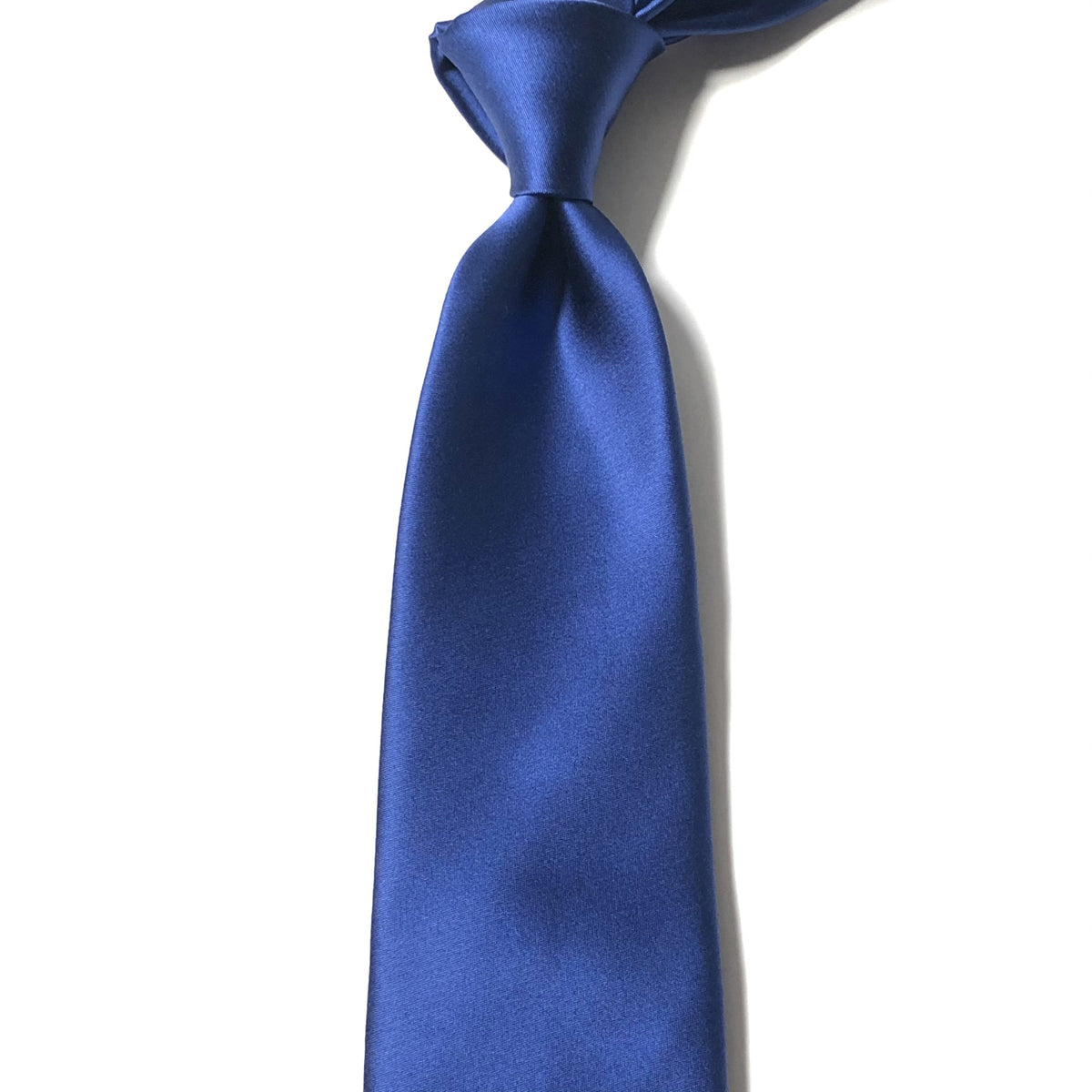 KYOTO SILK SATIN SOLID TIE blue – MANABOUTTOWN(マンアバウトタウン)
