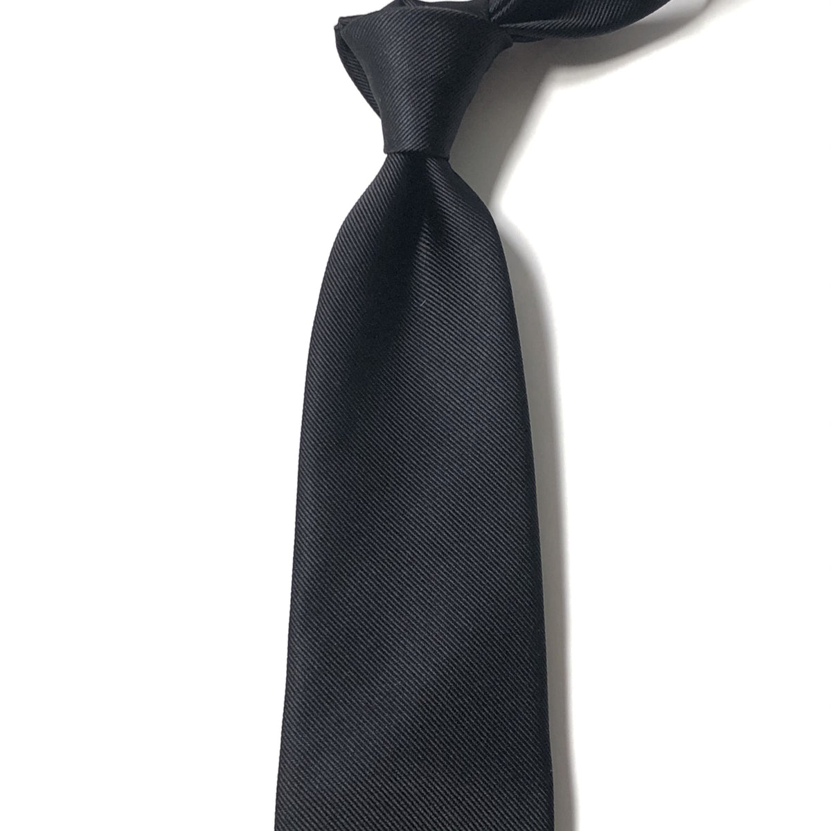 激レア　SCANDAL MANIA 限定ネクタイ　黒 KYOTO SILK REP SOLID TIE black – MANABOUTTOWN(マンアバウトタウン)