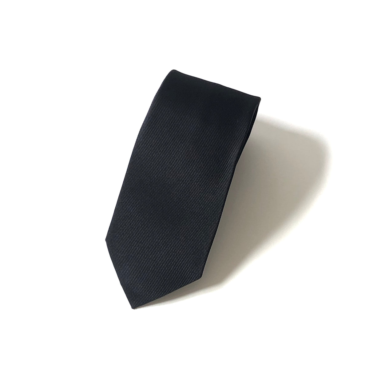 KYOTO SILK REP SOLID TIE black – MANABOUTTOWN(マンアバウトタウン)