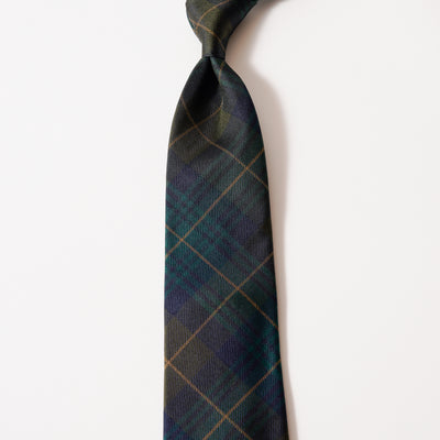 KYOTO SILK TARTAN CHECK TIE