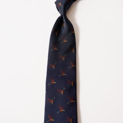 KYOTO SILK DUCK HUNTING TIE