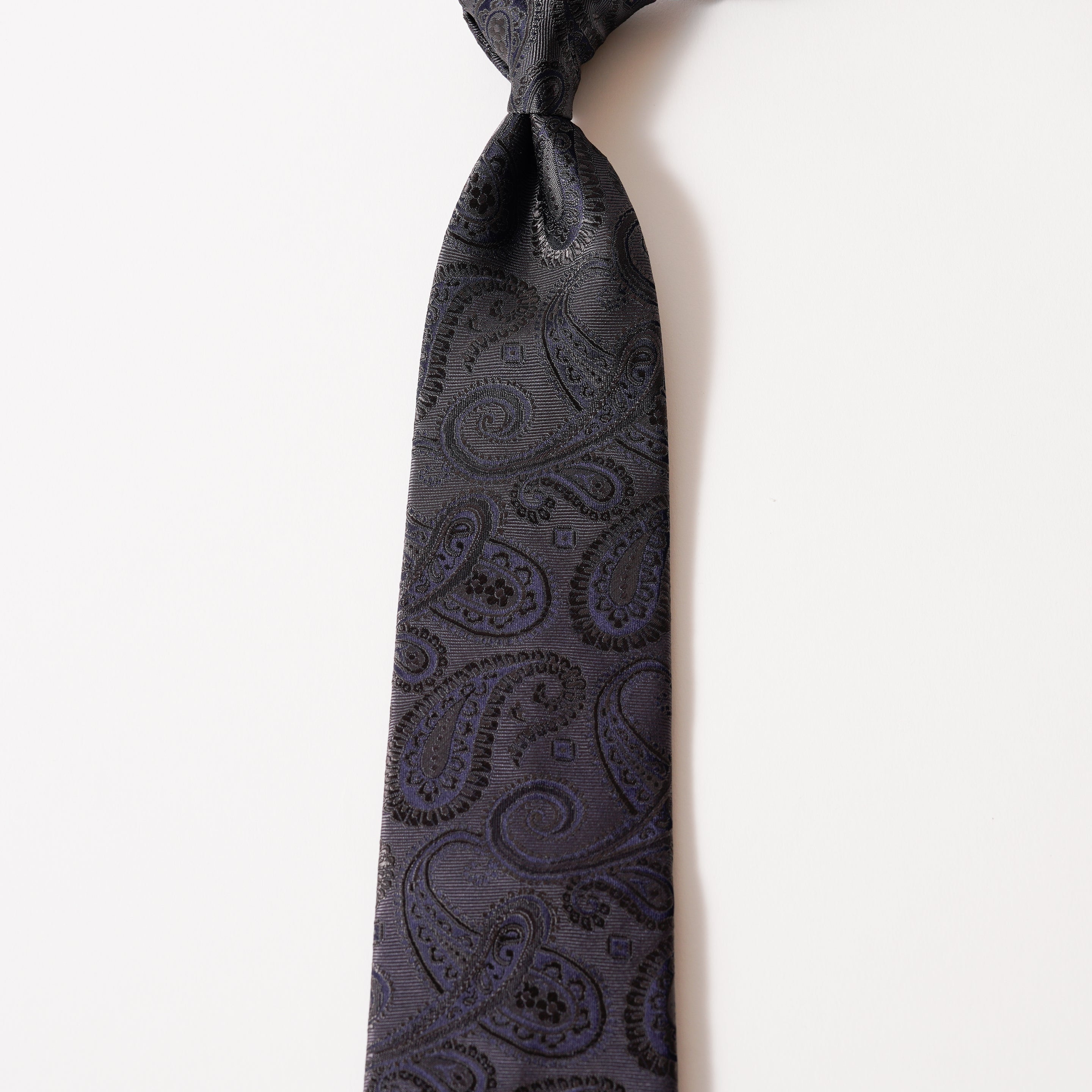 KYOTO SILK SHADOW PAISLEY TIE