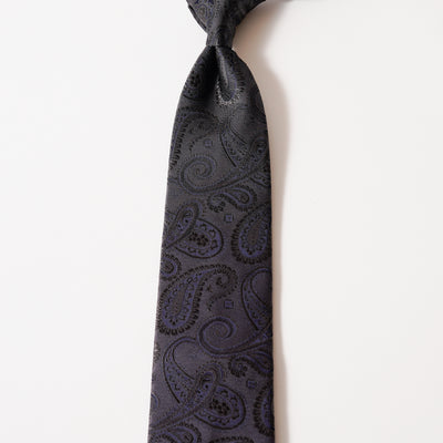 KYOTO SILK SHADOW PAISLEY TIE