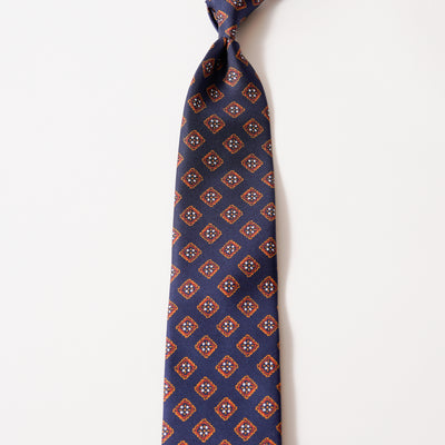 ITALY SILK PRINT KOMON TIE W