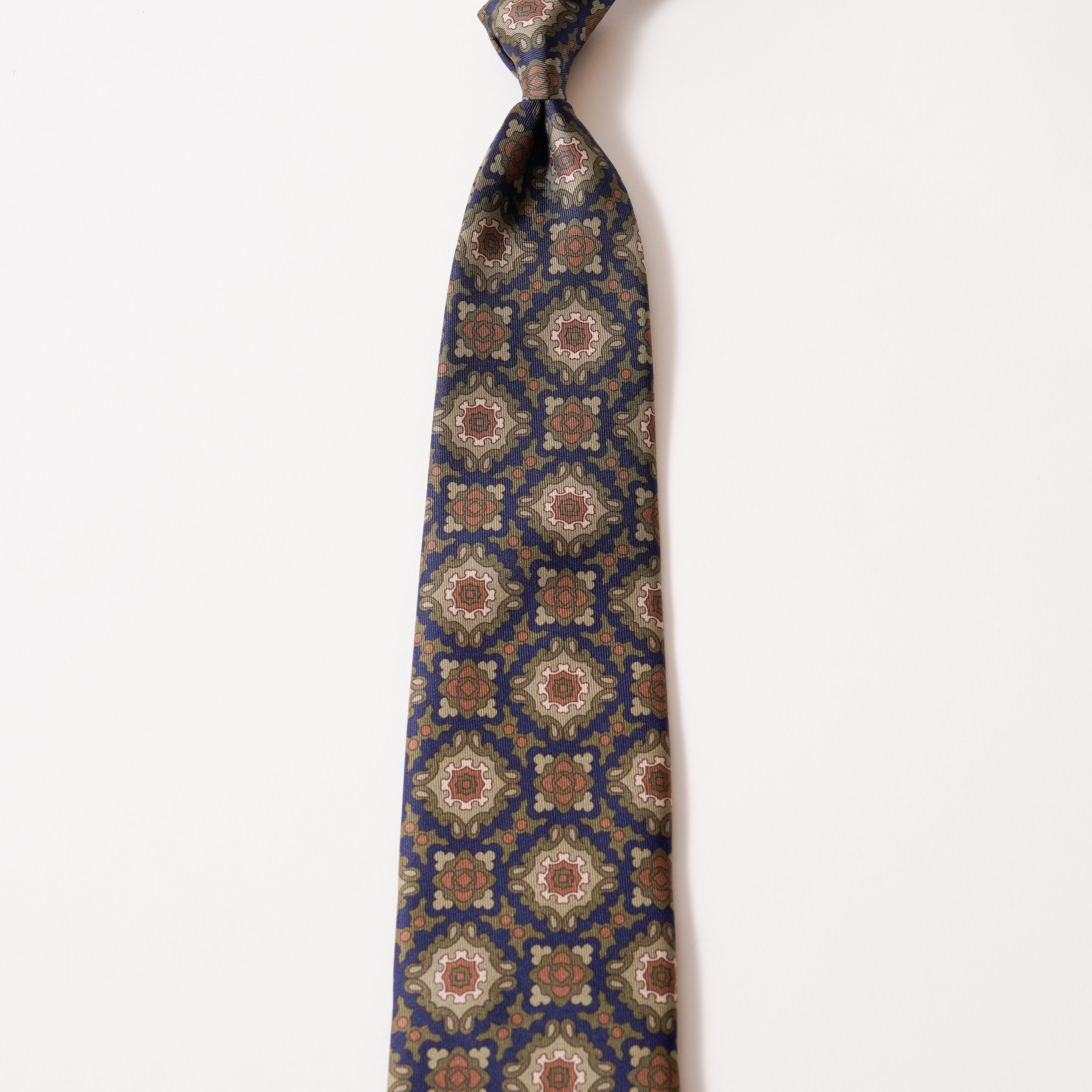 ITALY SILK PRINT PATTERN TIE D