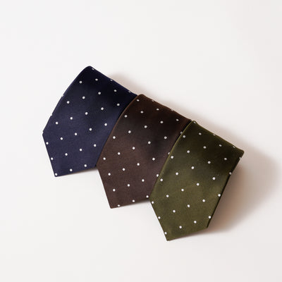 KYOTO SILK DOT TIE C