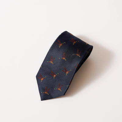 KYOTO SILK DUCK HUNTING TIE