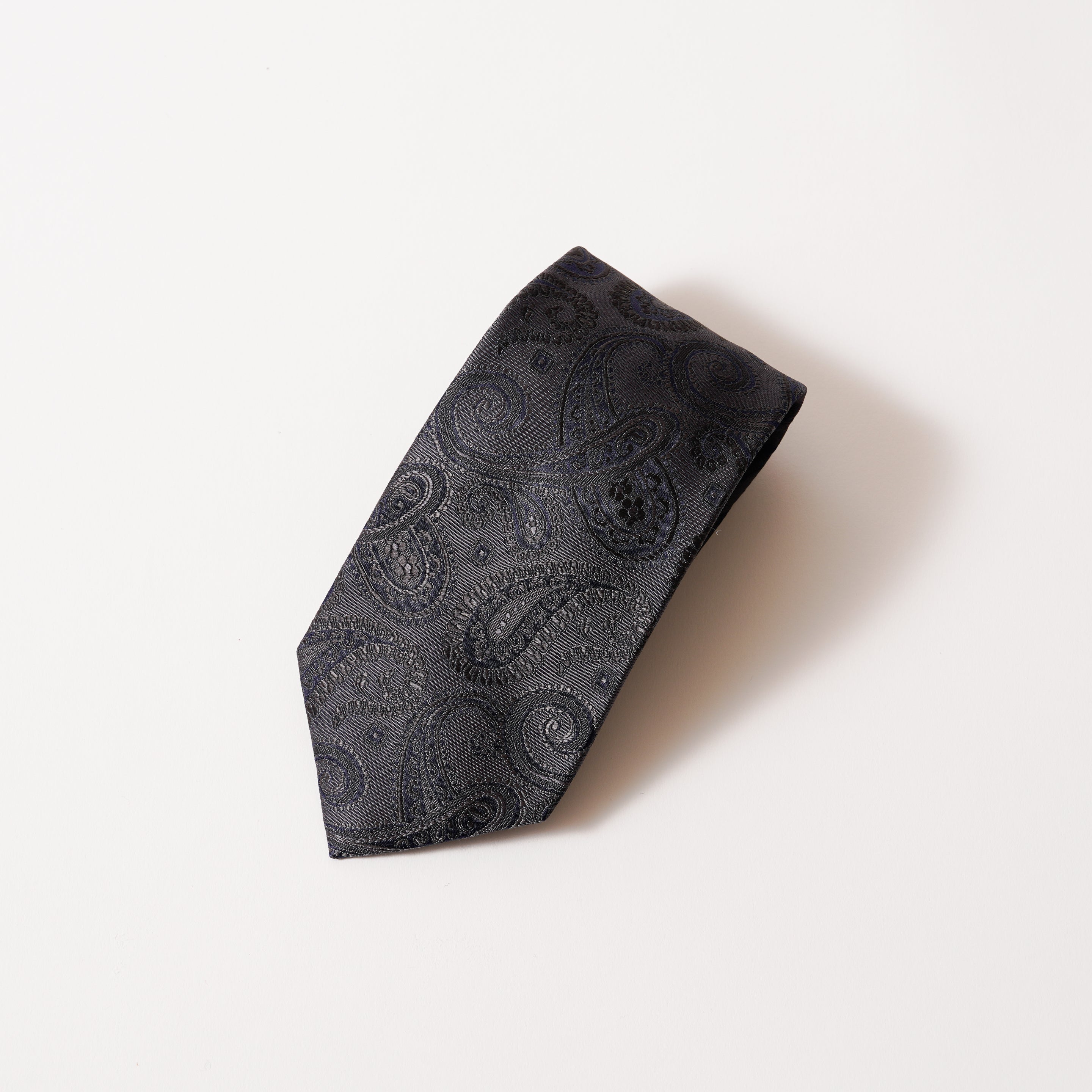 KYOTO SILK SHADOW PAISLEY TIE