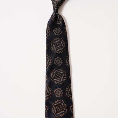 KYOTO NISHIJIN HAND-ROLLED MEDALLION TIE