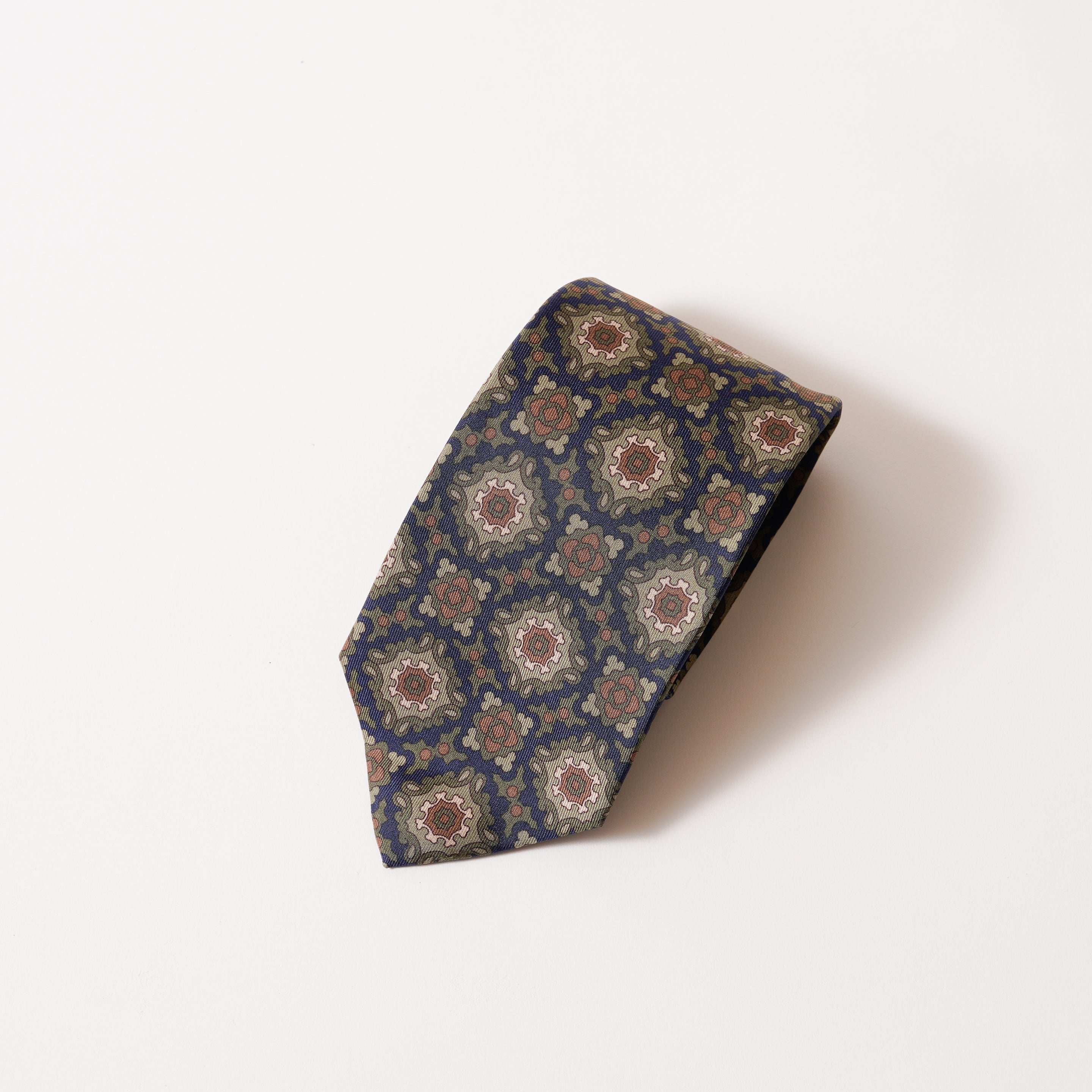 ITALY SILK PRINT PATTERN TIE D