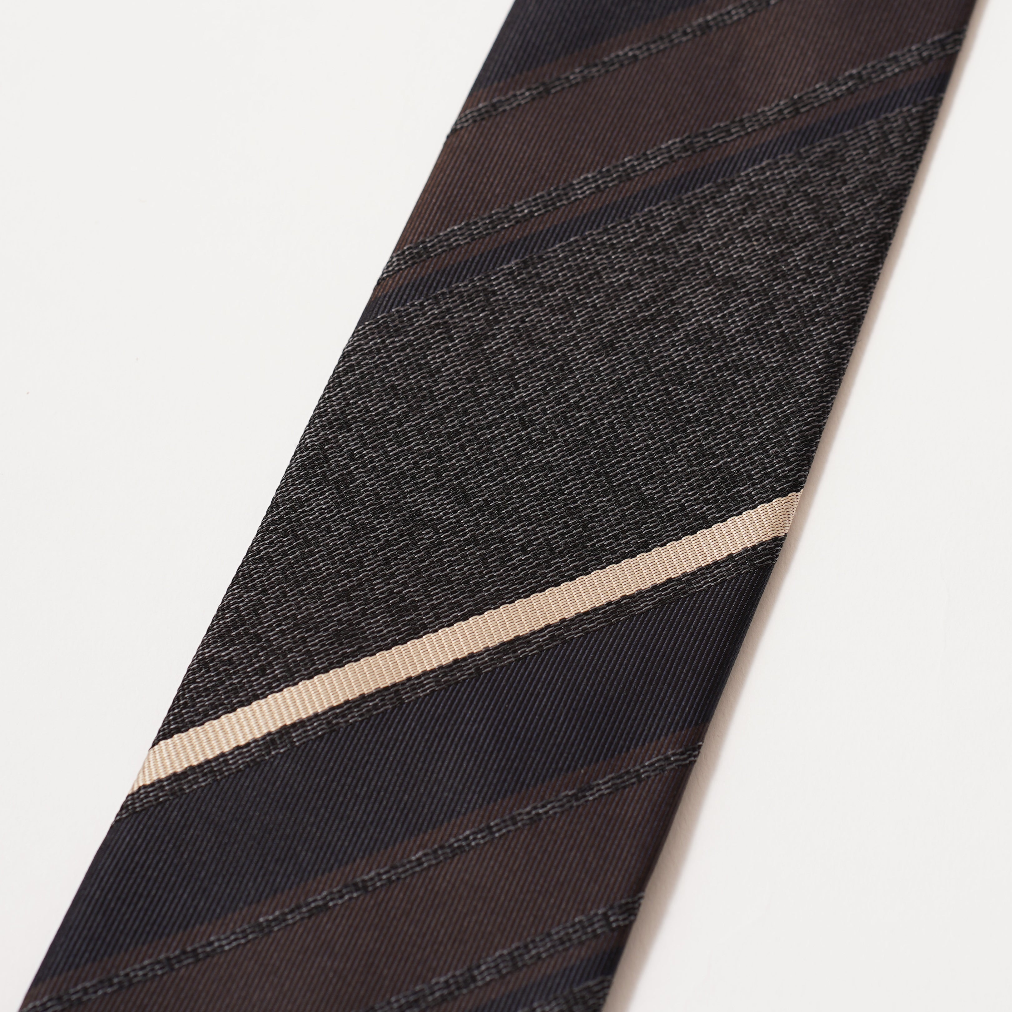 KYOTO SILK STRIPE TIE Bb