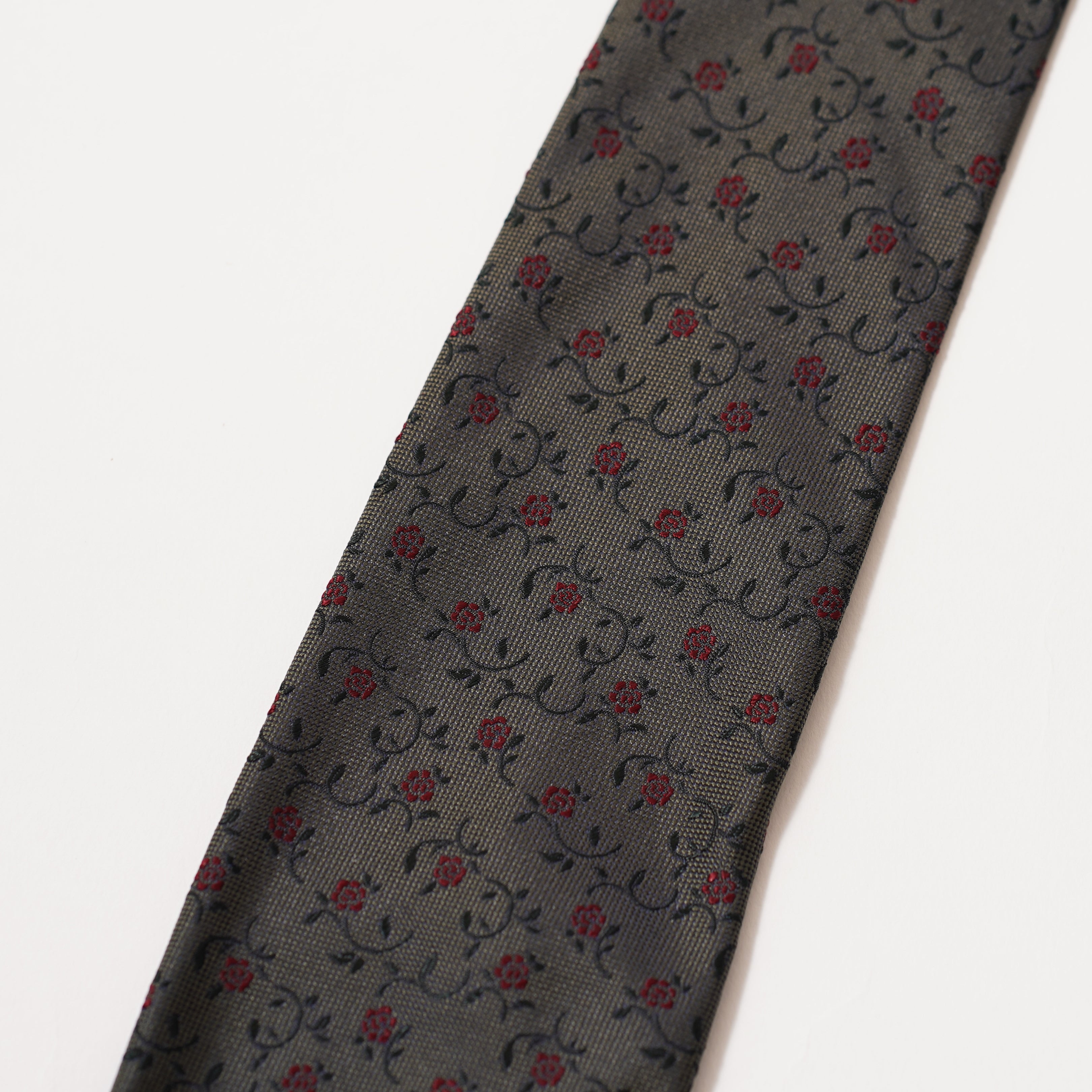 KYOTO SILK ROSE MOTIF TIE