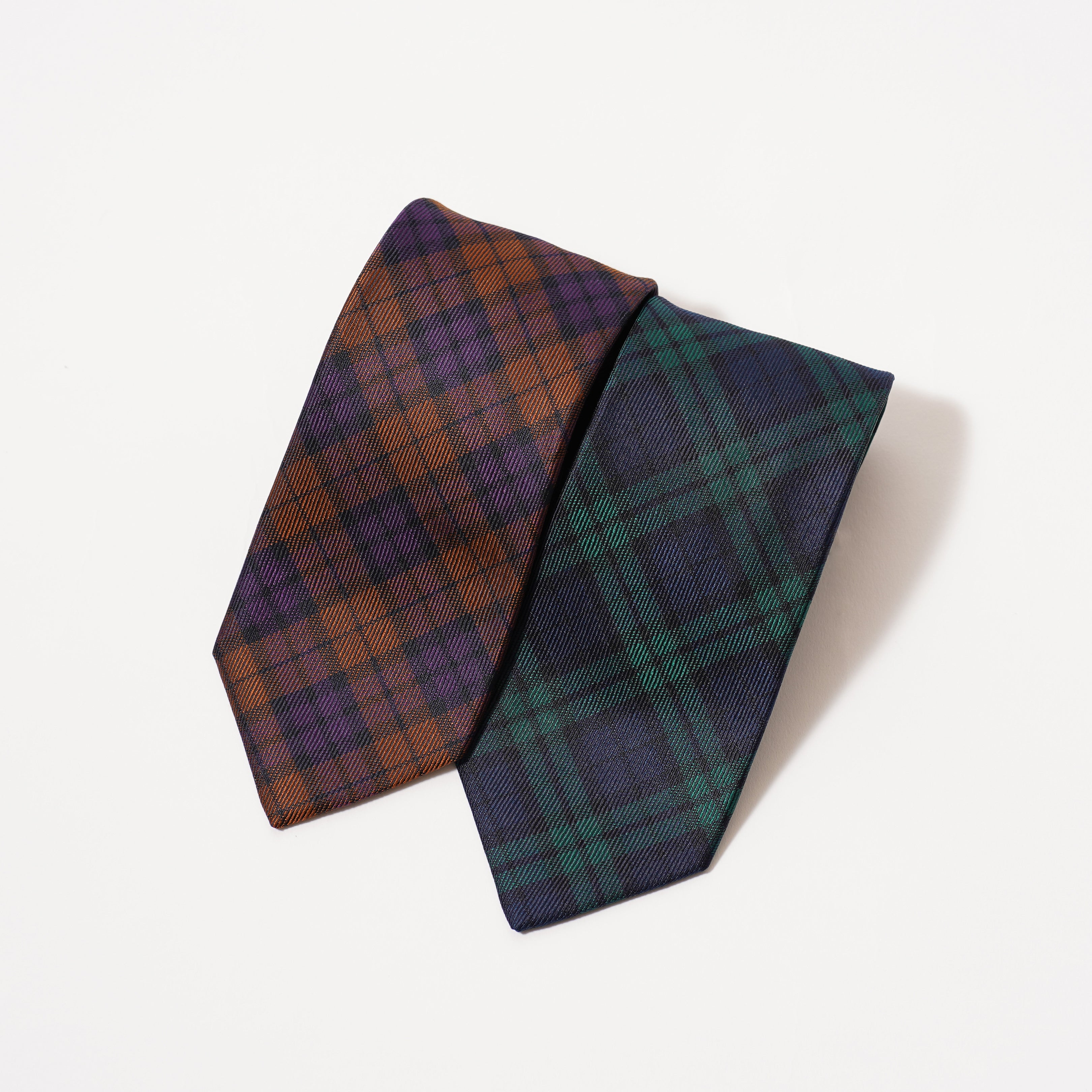 KYOTO SILK TARTAN CHECK TIE