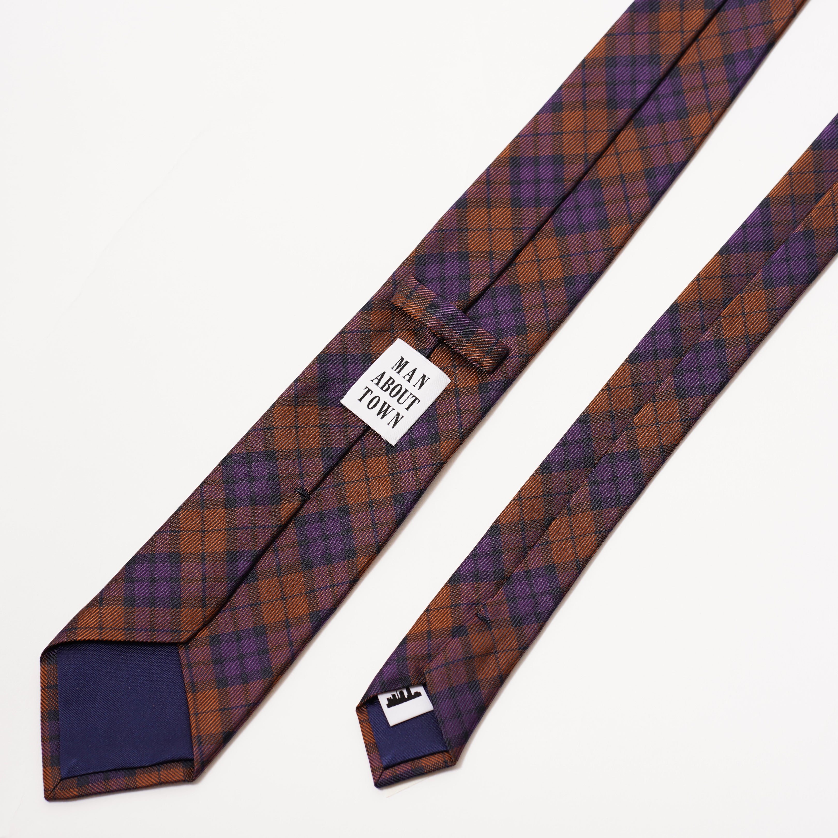 KYOTO SILK TARTAN CHECK TIE