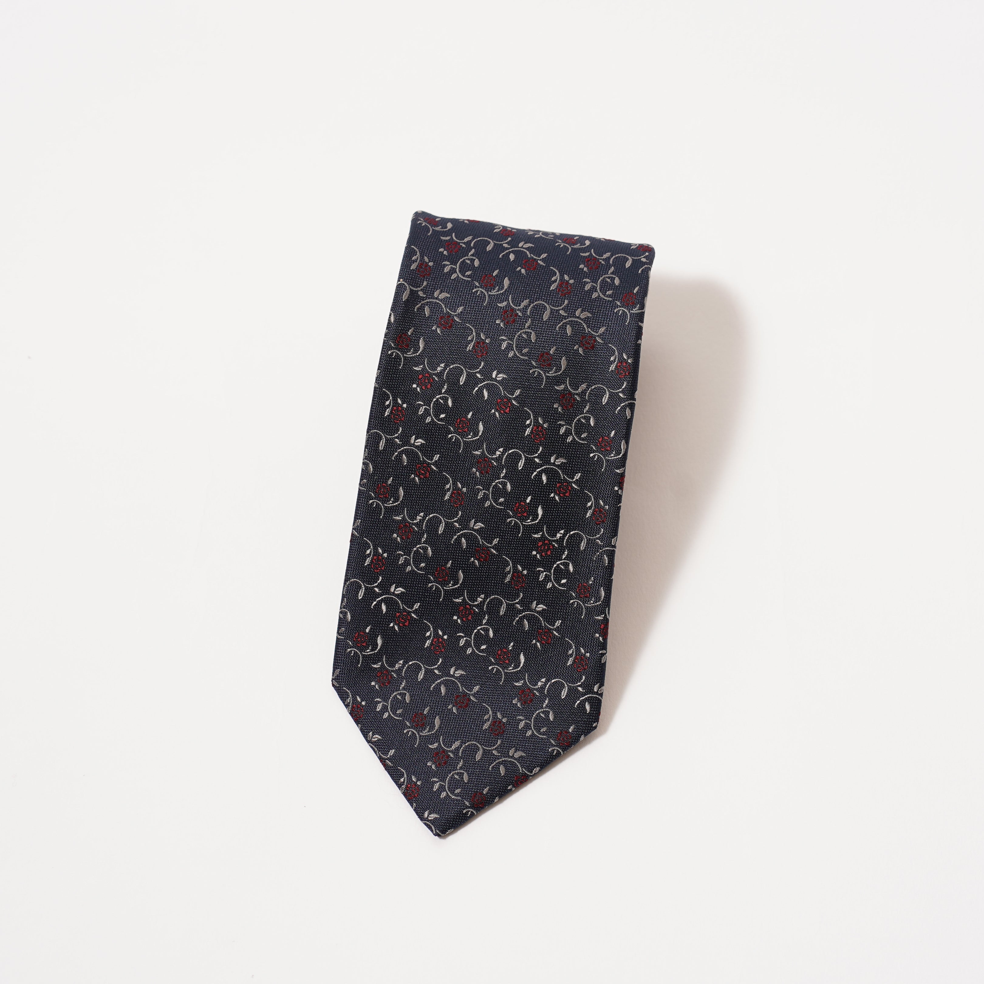 KYOTO SILK ROSE MOTIF TIE