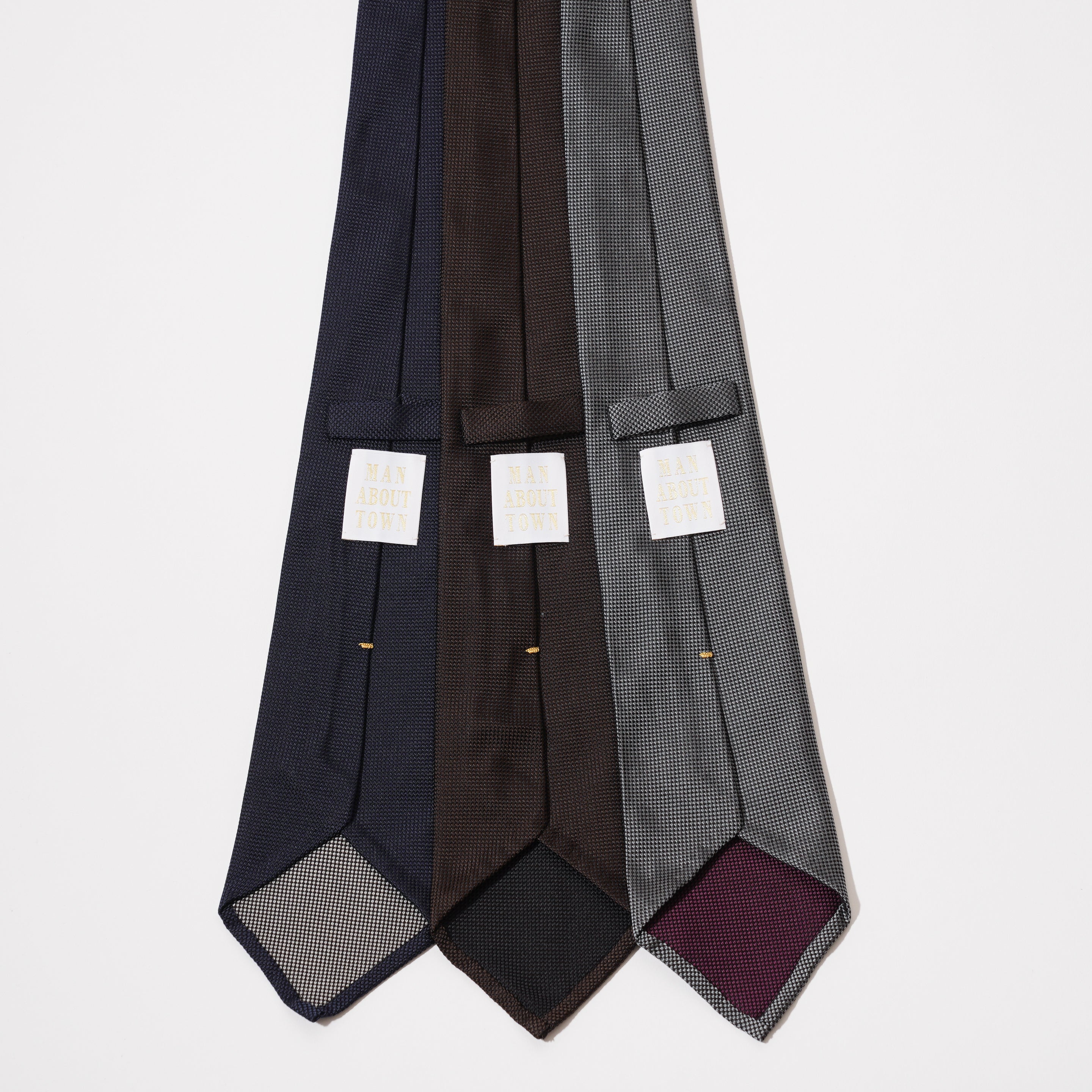 KYOTO SILK HAND ROLLED SOLID TIE