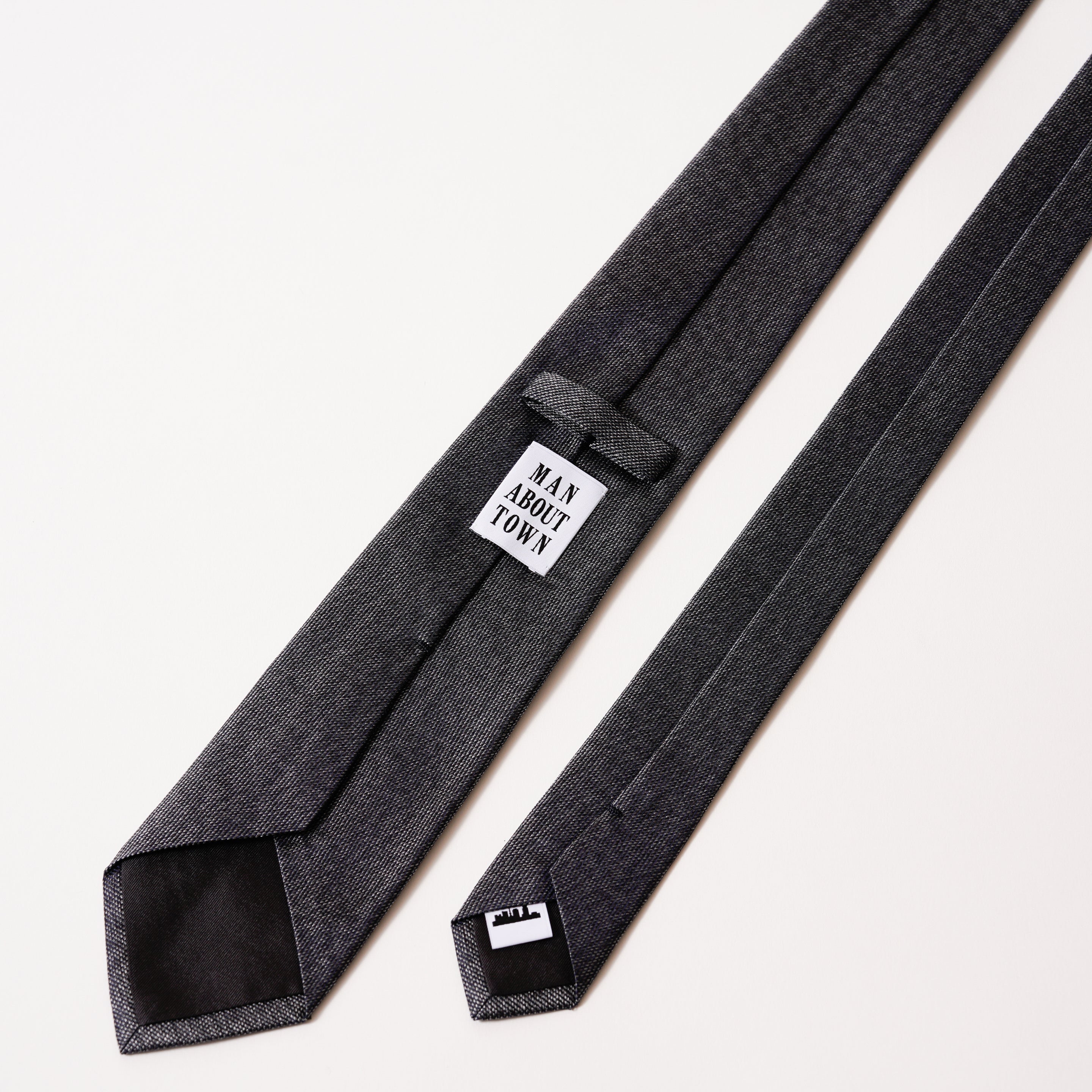 KYOTO SILK MELANGE SOLID TIE