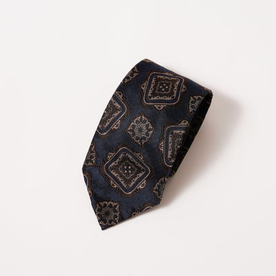 KYOTO NISHIJIN HAND-ROLLED MEDALLION TIE
