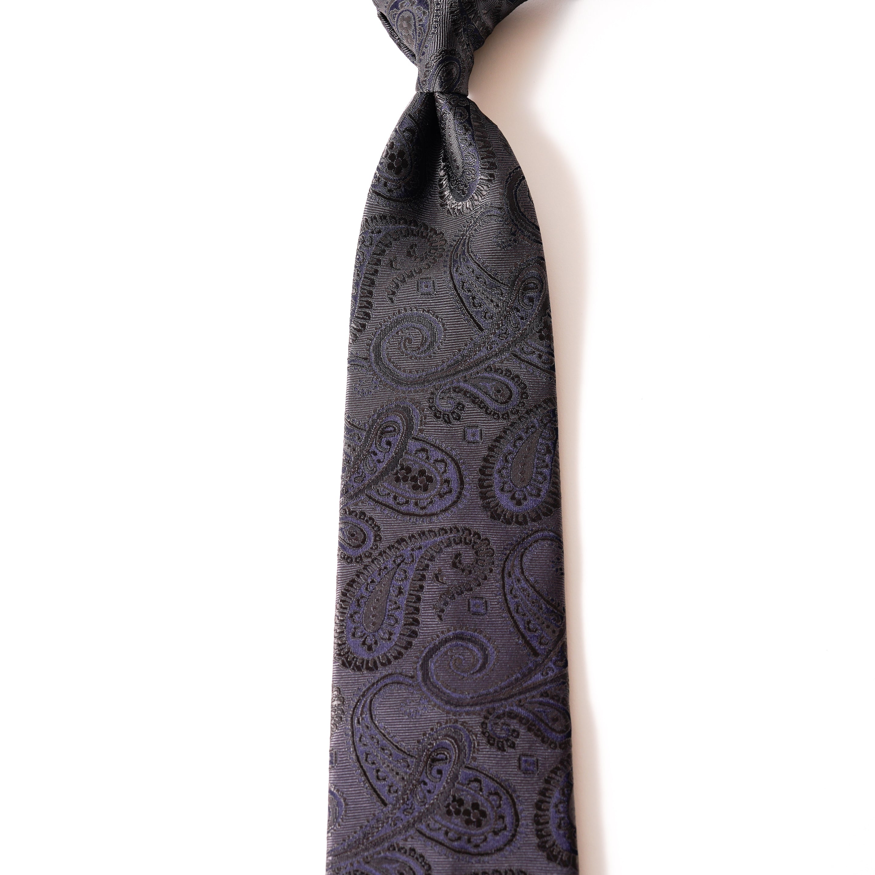 KYOTO SILK SHADOW PAISLEY TIE