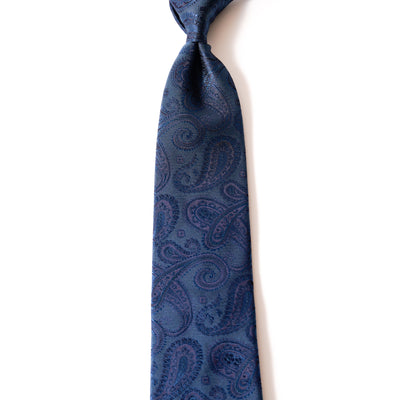 KYOTO SILK SHADOW PAISLEY TIE