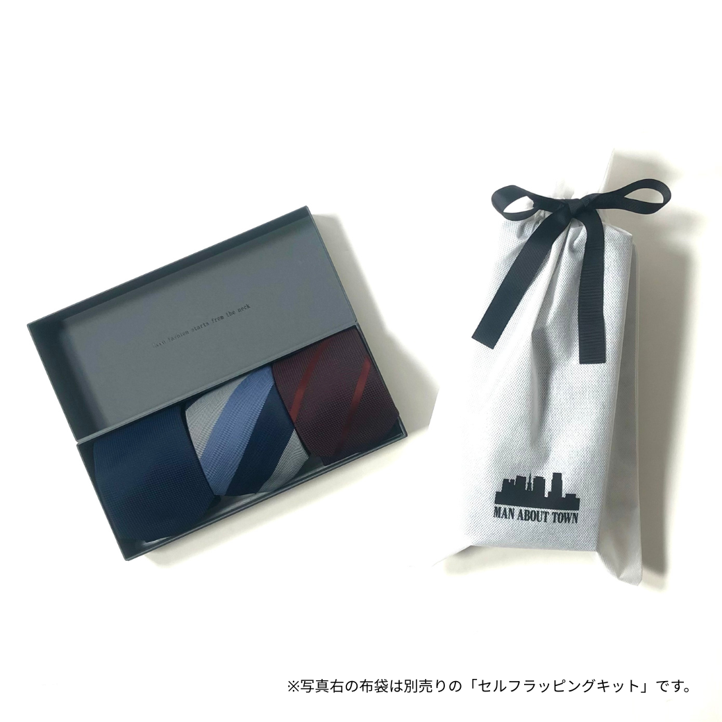 KYOTO WASHABLE 3TIES BOX SET B– MANABOUTTOWN(マンアバウトタウン)