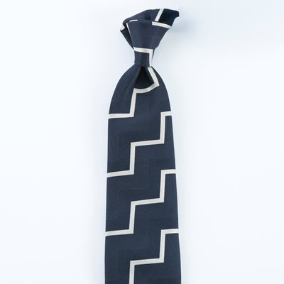 KYOTO SILK CHEVRON STRIPE TIE