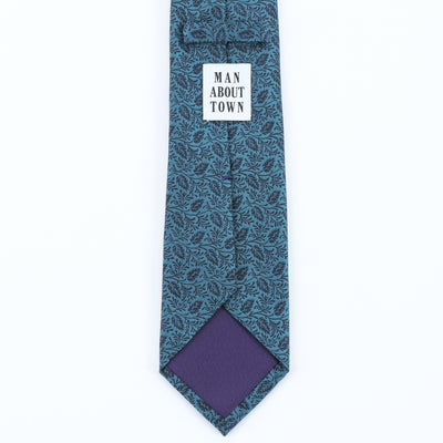 KYOTO SILK BOTANICAL LEAF TIE