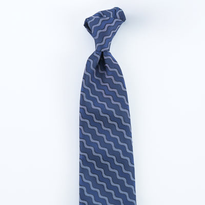KYOTO SILK OCEAN WAVE TIE