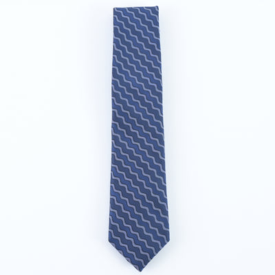 KYOTO SILK OCEAN WAVE TIE