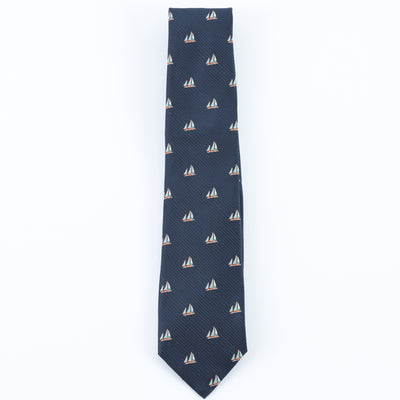 KYOTO SILK SAILING MOTIF TIE