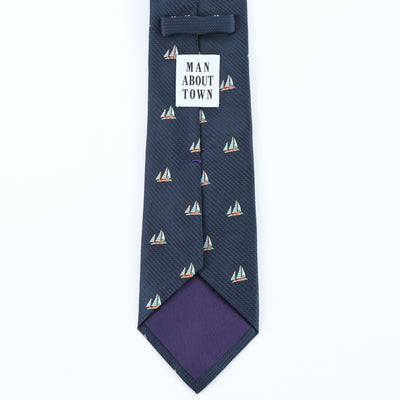 KYOTO SILK SAILING MOTIF TIE