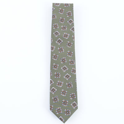 ITALY SILK PRINT KOMON TIE S