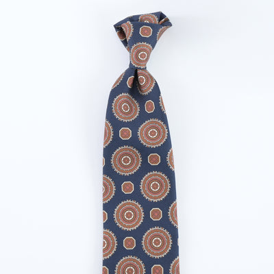 ITALY SILK PRINT KOMON TIE T