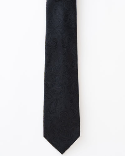 KYOTO SILK SHADOW PAISLEY TIE