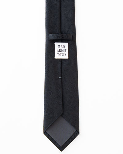 KYOTO SILK SHADOW PAISLEY TIE