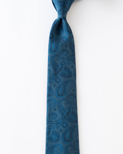 KYOTO SILK SHADOW PAISLEY TIE
