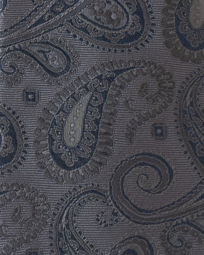 KYOTO SILK SHADOW PAISLEY TIE