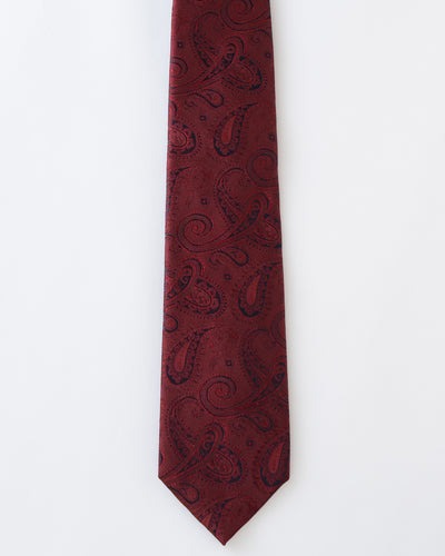 KYOTO SILK SHADOW PAISLEY TIE