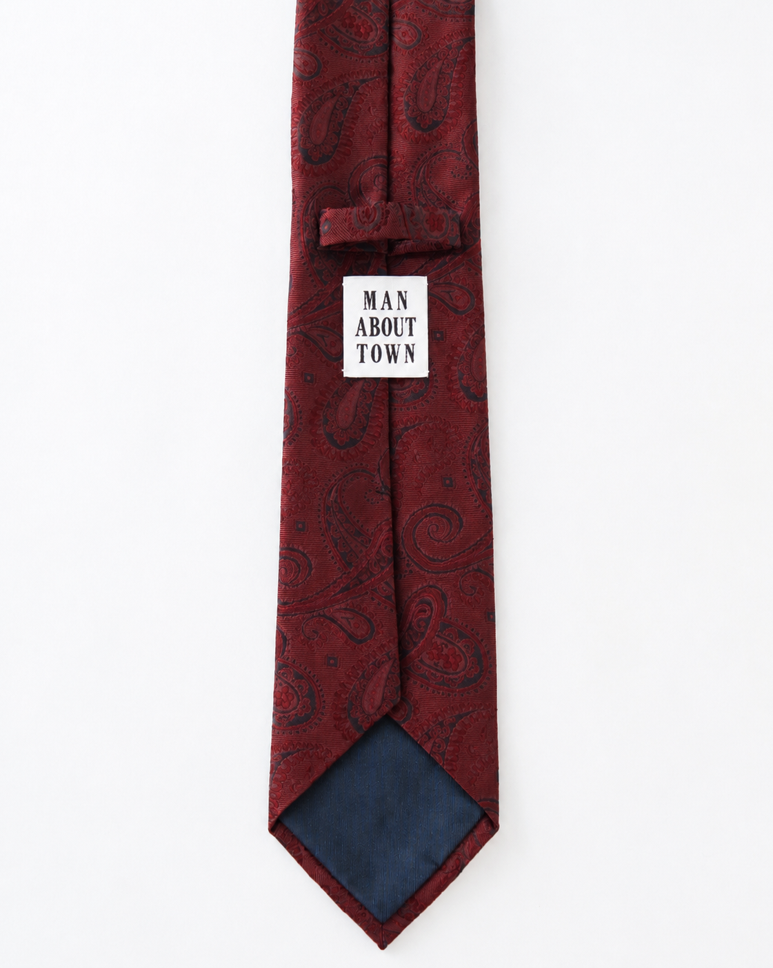 KYOTO SILK SHADOW PAISLEY TIE wine – MANABOUTTOWN(マンアバウトタウン)