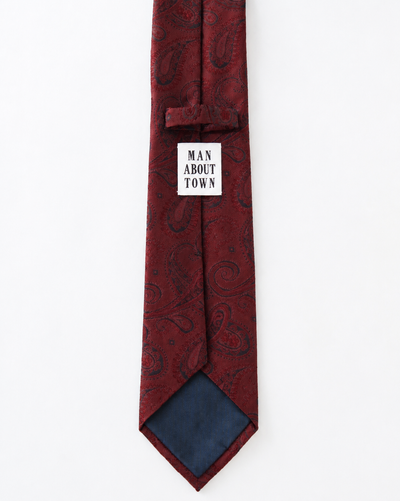 KYOTO SILK SHADOW PAISLEY TIE