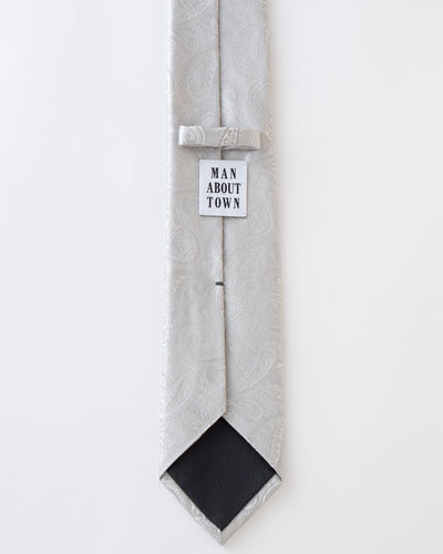 KYOTO SILK SHADOW PAISLEY TIE