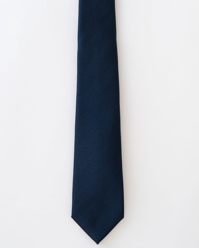 KYOTO SILK REP SLIM SOLID TIE