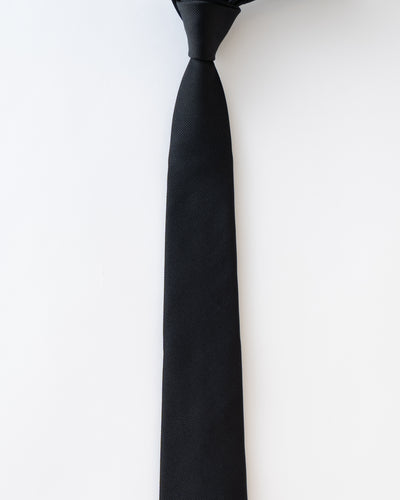 KYOTO SILK REP SLIM SOLID TIE