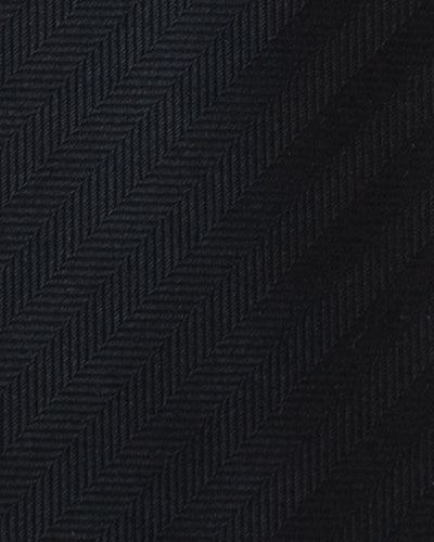 KYOTO SILK HERRINGBONE SOLID TIE