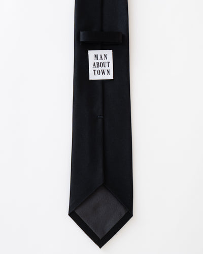 KYOTO SILK SATIN SOLID TIE