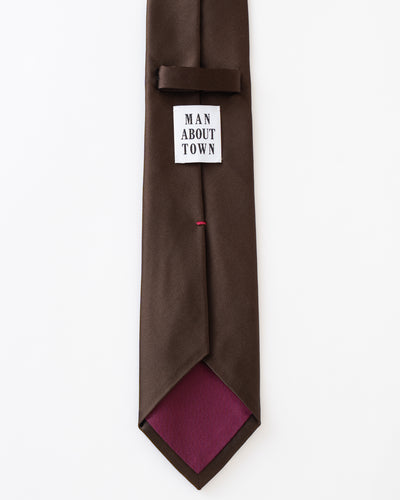KYOTO SILK SATIN SOLID TIE