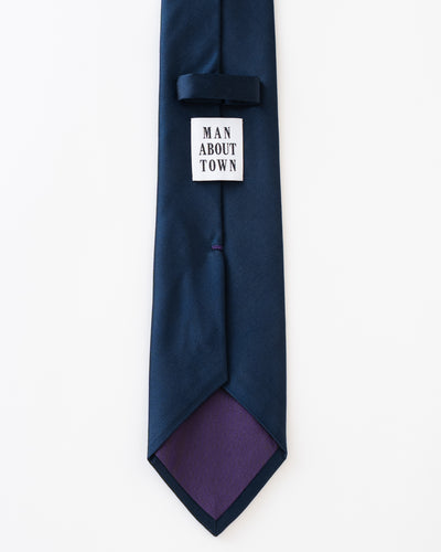 KYOTO SILK SATIN SOLID TIE