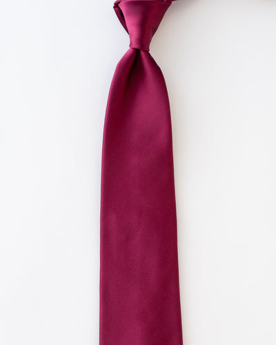 KYOTO SILK SATIN SOLID TIE
