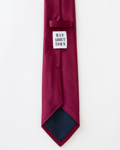 KYOTO SILK SATIN SOLID TIE